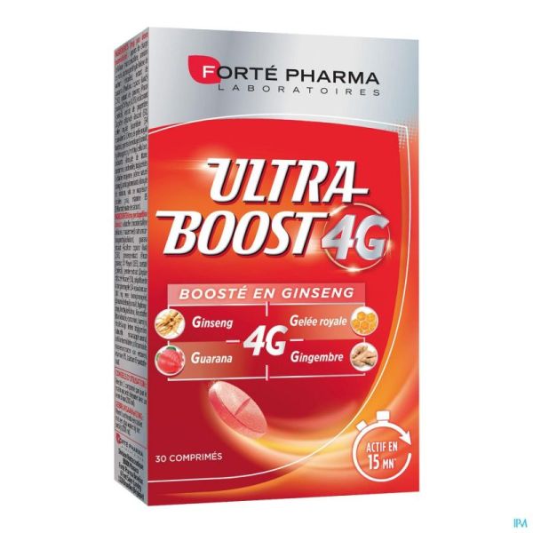 Vitalite 4G Ultra Boost Ginseng Comprimés 30