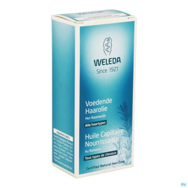 Weleda Huile Capillaire Nouriss 50 Ml