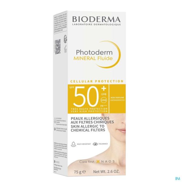 Bioderma Photoderm Minéral Ip50+ Tube 75g