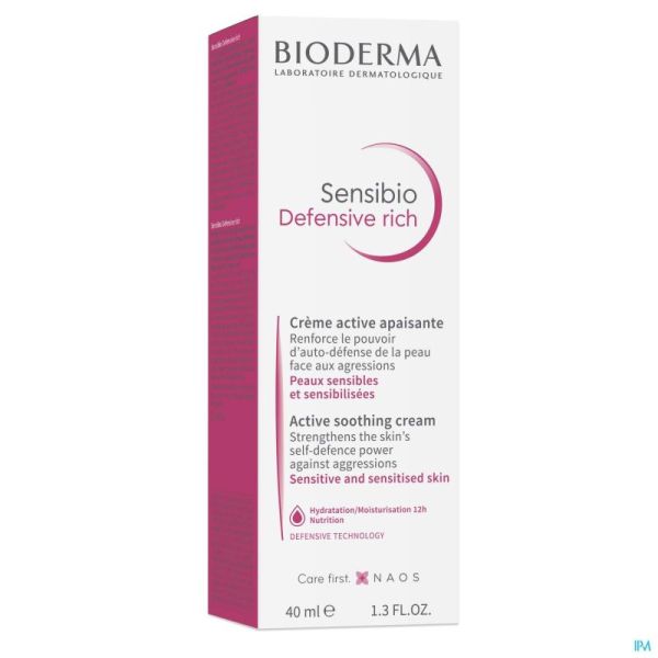 Bioderma Sensibio Defensive Rich 40ml