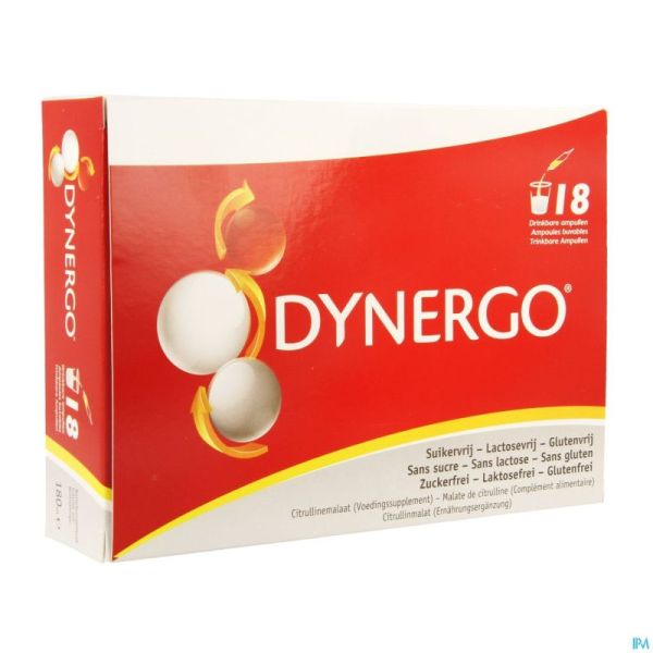 Dynergo Ampoules Buvable 18x10ml Promo -20%