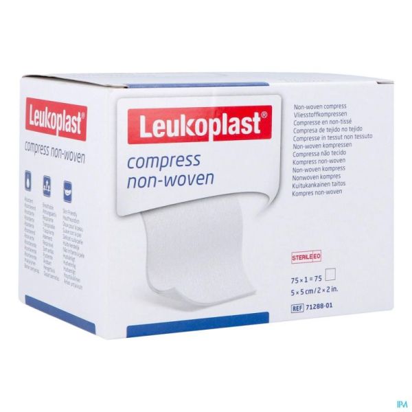 Leukoplast Compress N/woven St. 5cmx5cm 75