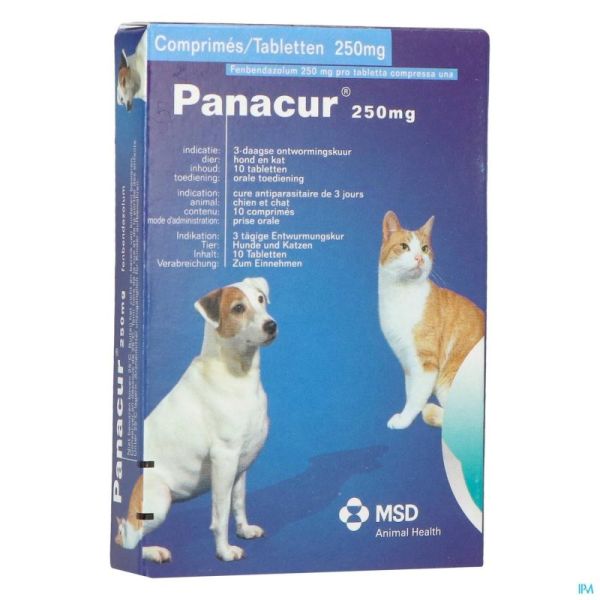 Panacur Comprimés Vet 10 X 250mg