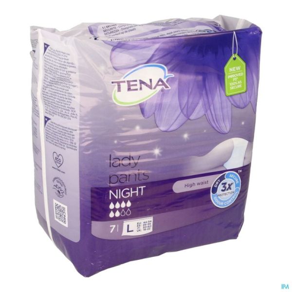 Tena Lady Pants Night L 797617 7 Pièce