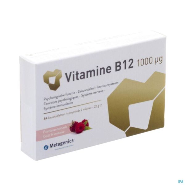 Vitamine B12 Metagenics 84 Comprimés 1000 Mcg