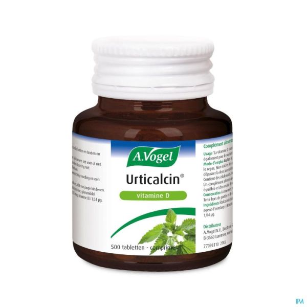 Vogel Urticalcin + Vit D Comprimés 500