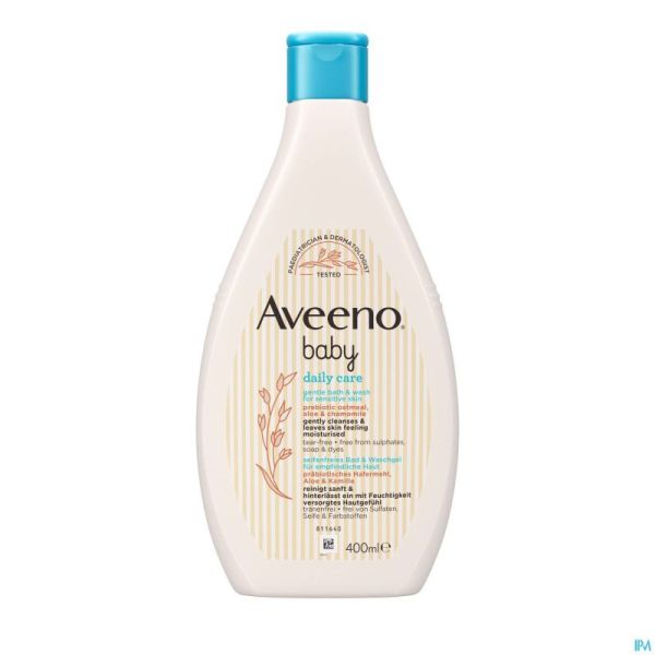 Aveeno Baby Daily Care Bain&gel Nett. Doux 400ml