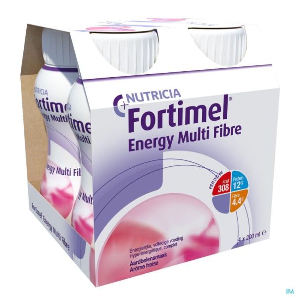 Fortimel Energy Multifibre Fraise 200 Ml