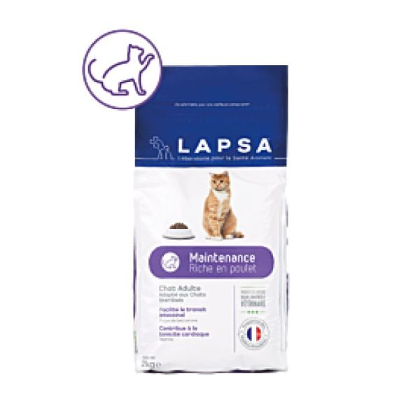 Lapsa Physiologique Chat Adulte Maintenance Toutes Races 2kg
