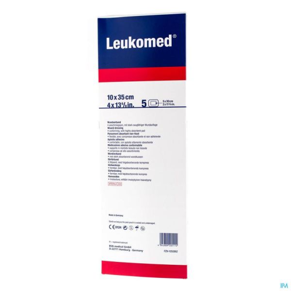 Leukomed Ster 10x35cm 72380-13 5 Pièce