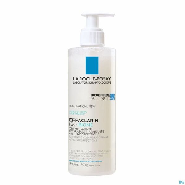 La Roche Posay Effaclar H Crème Lavante Isobiome 390ml