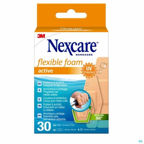 Nexcare 3m Flexible Foam Active Ha Pans Predec. 30