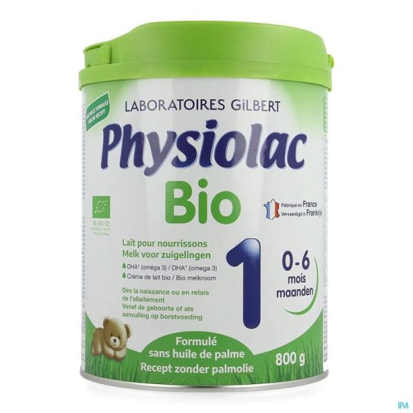 Physiolac Bio 1 Lait Poudre  800g