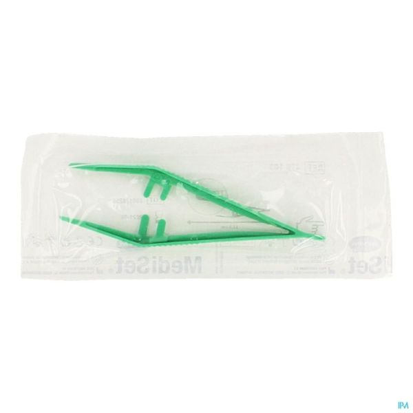 Pince Anatomique 12,5cm-verte 1 P/s