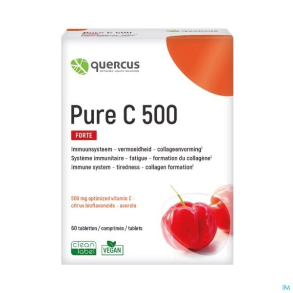 Quercus Pure C 500 Comprimés 60