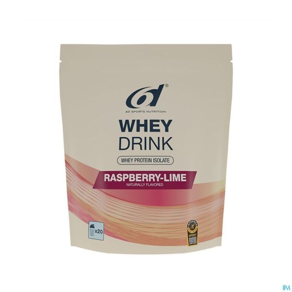 6d Whey Drink Raspberry&lime Pdr 480g