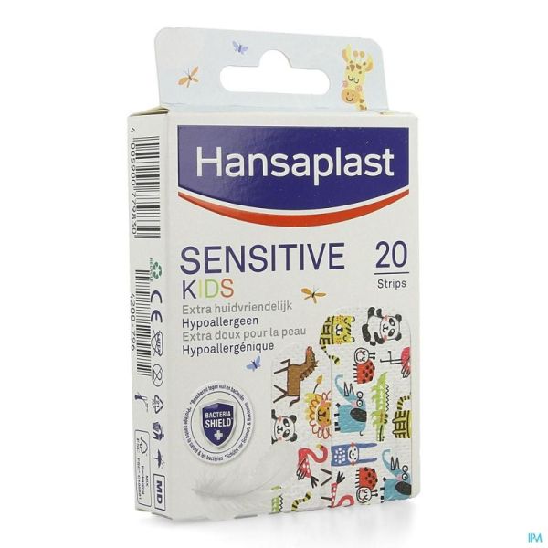 Hansaplast Pansements Kids Sensitive Strips 20