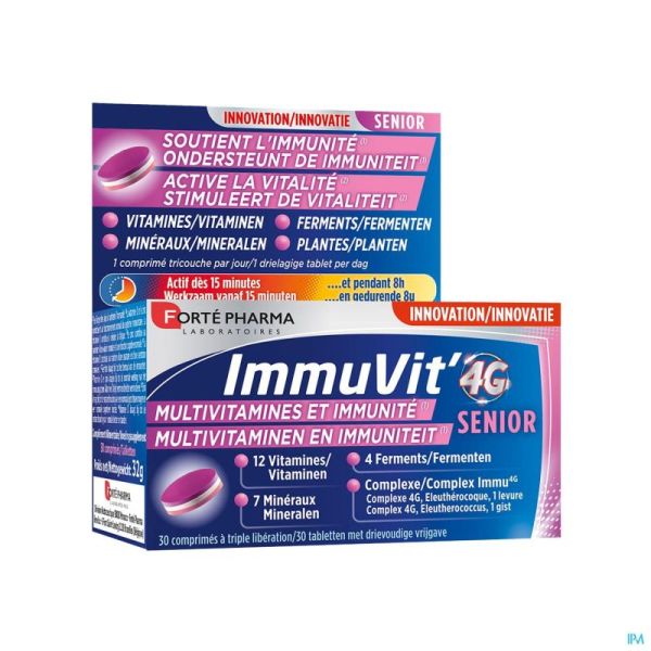 Immuvit 4G Senior 30 Comprimés