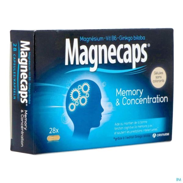 Magnecaps Memory & Concentration Gélules 28 
