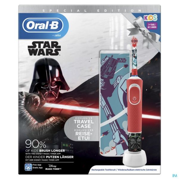 Oral B D100 Star Wars + Travelcase Gratuit