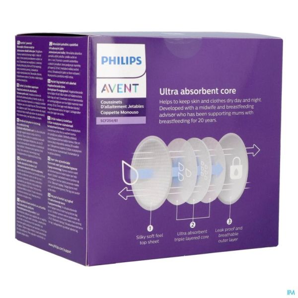 Philips Avent Coussinets Jour/nuit 60 Scf254/61