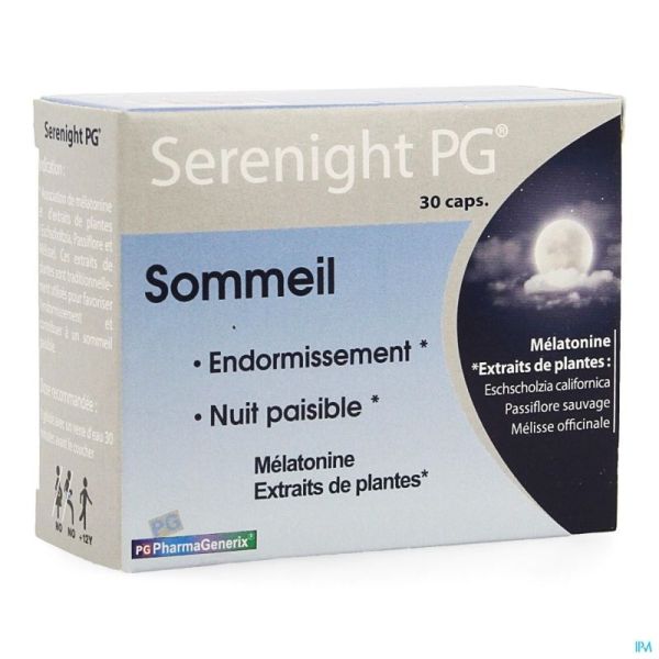 Serenight Pg Pharmagenerix Gélules 30