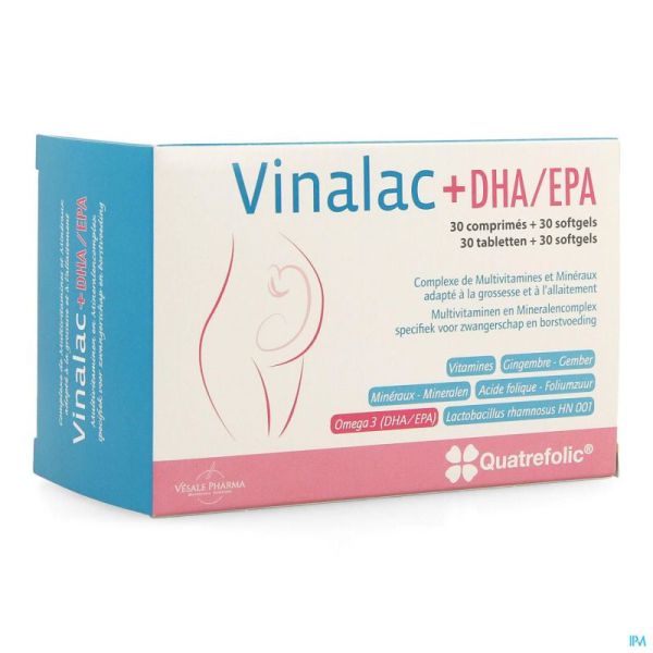 Vinalac Dha/epa Comprimés 30+softgels 30