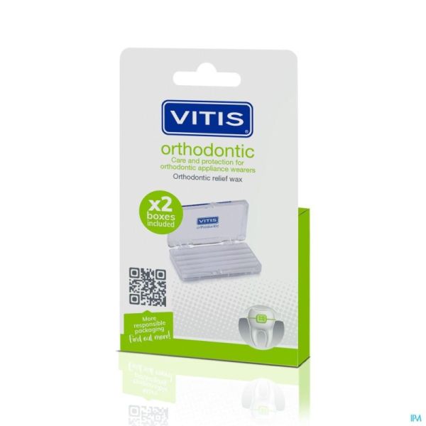 Vitis Orthodontic Wax Blister 2 Pièces