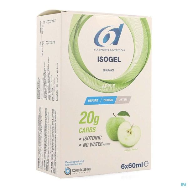 6d Sixd Isogel Apple 6x60ml