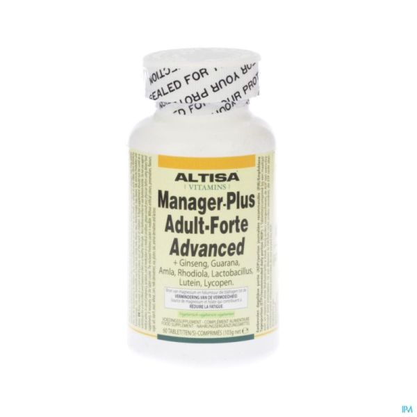 Altisa Adult Forte Manager+ Advanced Comprimés 60