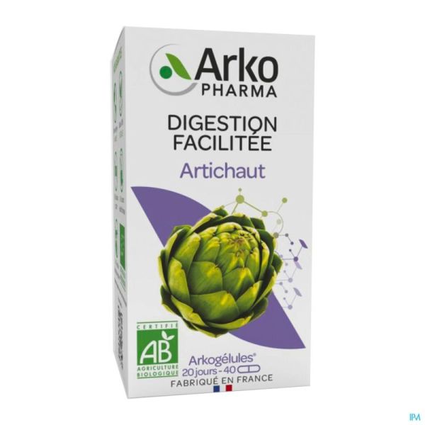 Arkogelules Artichaut Bio Gélules 40