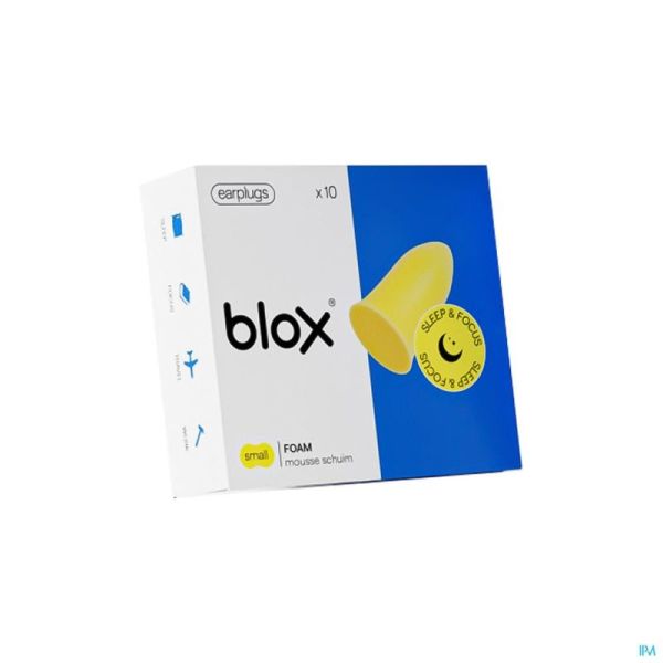 Blox Sleep Mousse Small Jaune 5 Paires