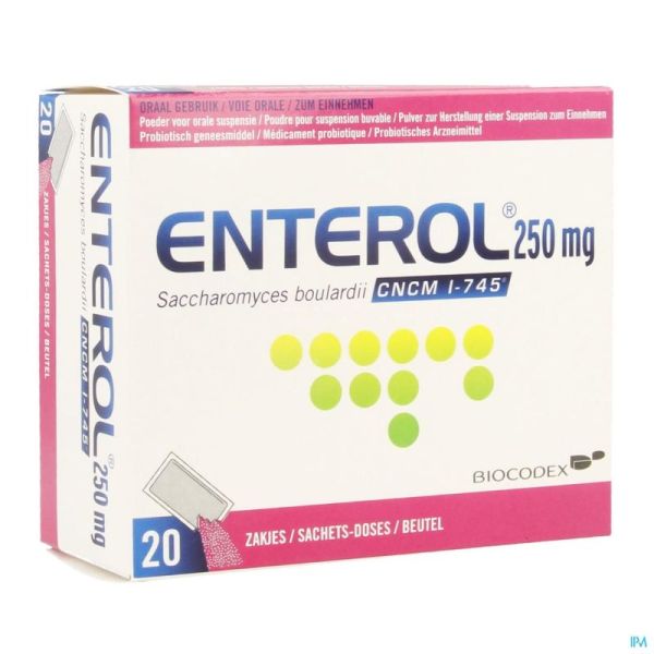 Enterol 20 Sachets 250 Mg