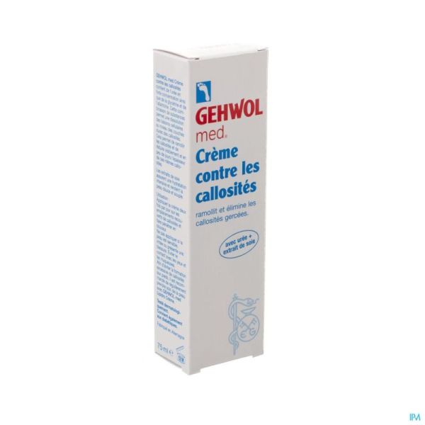 Gehwol Med Crème Contre Les Callosites Tube 75ml