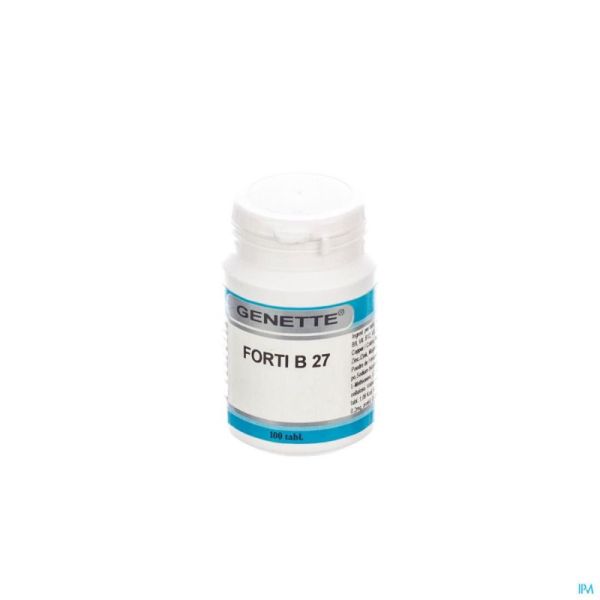 Genette Forti B27 Vétérinaire 100 Comprimés