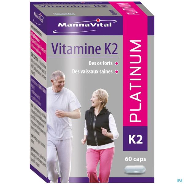 Mannavital Vitamine K2 Platinum   Gélules 60