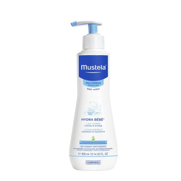 Mustela Bébé Lait Corporel Hydratant Pompe Peaux Normales 300 Ml