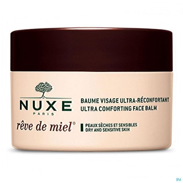 Nuxe Rêve de Miel Baume Visage Ultra Réconfortant 50ml Prix Permanent