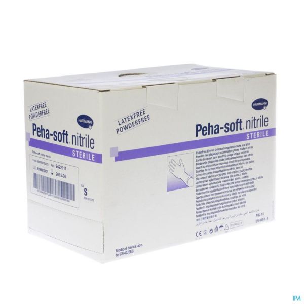 Peha Soft Gants Nitrile Sterile S 50 9422111