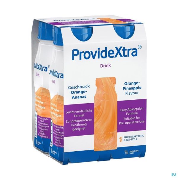 Provide Xtra Drink Ananas-orange 4x200 M