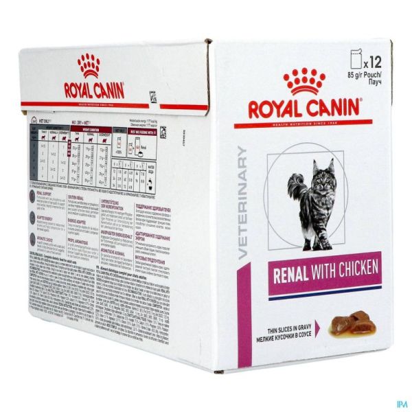 Royal Canin Veterinary Diet Feline Renal Chicken 12x85g