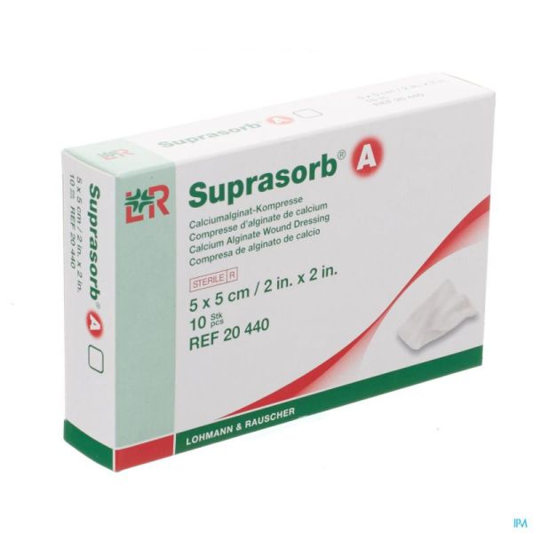 Suprasorb A 5x5cm 20440 10 Pièce