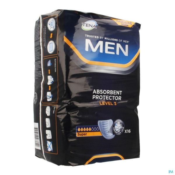 Tena Men Level 3 750830 16 Pièce