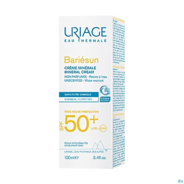 Uriage Bariesun Crème Minérale Ip50+ 100 Ml