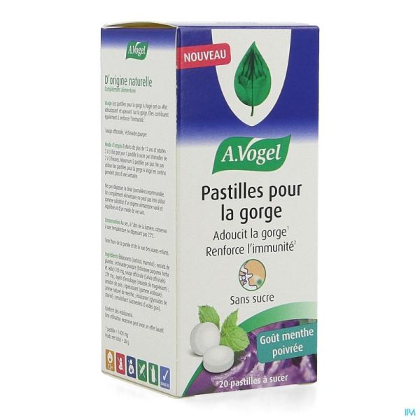 Vogel Pastilles pour la Gorge 20 Pastilles