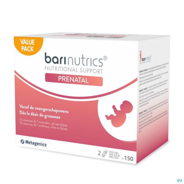 Barinutrics Prenatal Gélules 150 Metagenics