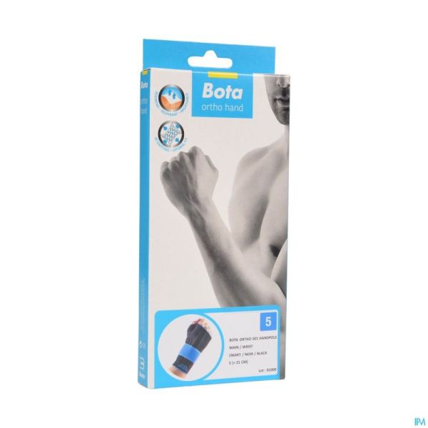 Bota Ortho Serre Poignet Main 501 Noir N5
