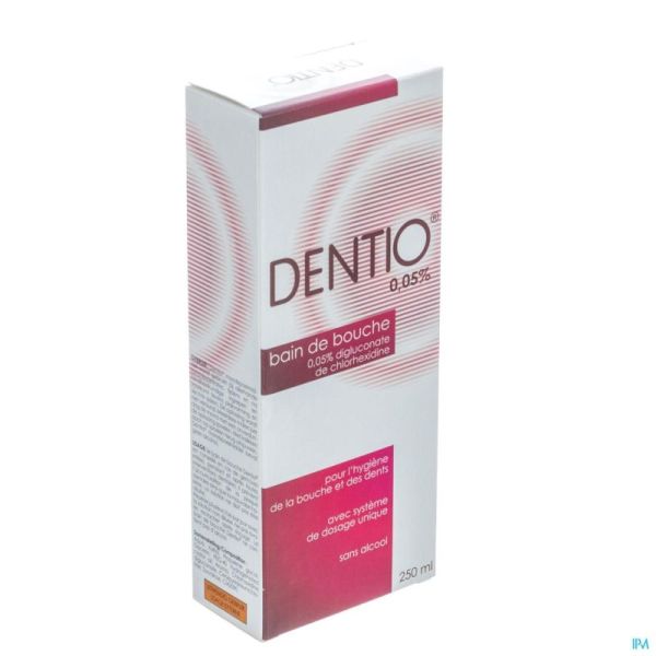 Dentio R Rouge Eau Buccale 0,05 % 250 Ml
