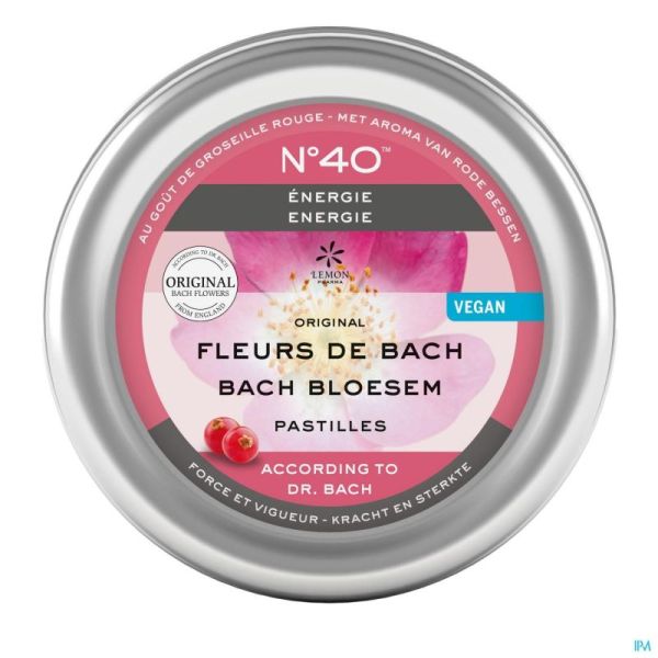 Fleurs de Bach N°40 Pastilles Energie 50g