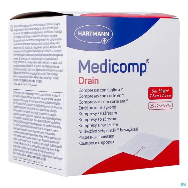 Hartmann Medicomp Drain St 7,5x7,5 25x2